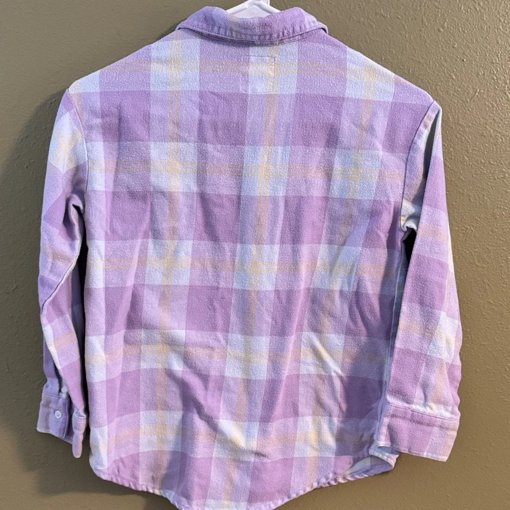 Levi's Kids Lavender Checkered Button-Down Shirt